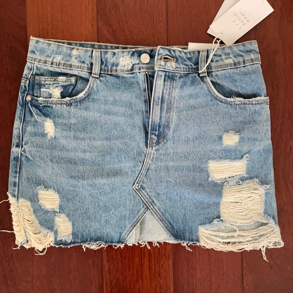 Zara denim skirt